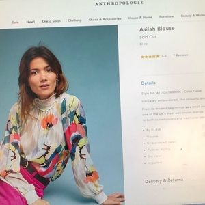 ISO bl-nk blouse from Anthropologie
